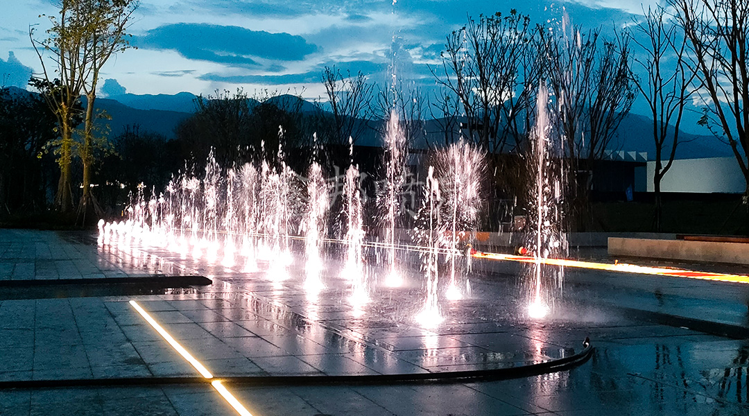 西昌建川博物館旱式噴泉